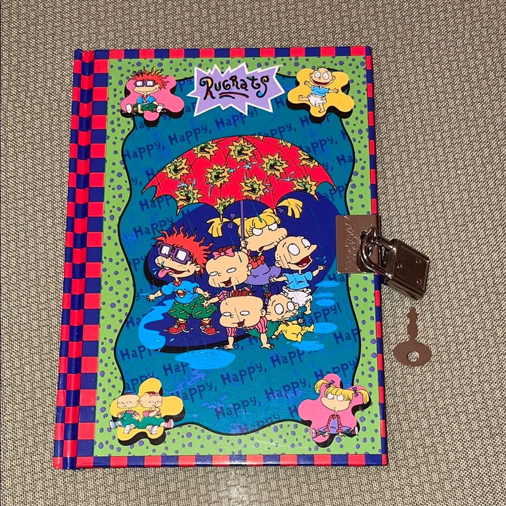 Rugrats Themed Diary Journal with Lock
